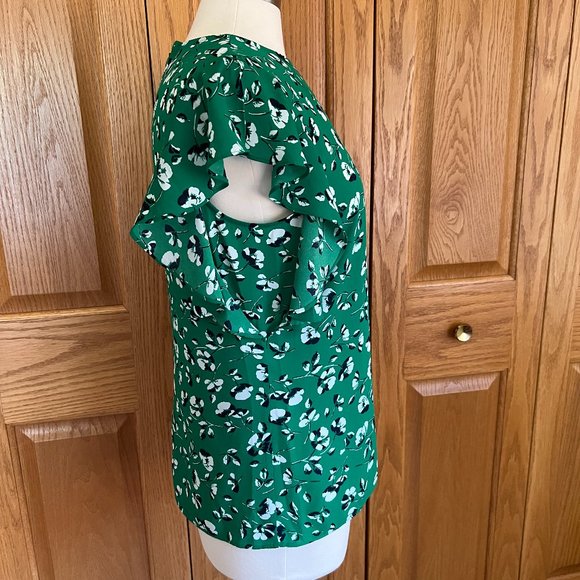 LAUREN RALPH LAUREN - Flutter Cap Sleeve Top - In Perfect Shape - Picture 3 of 11